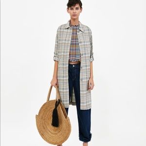 Zara light outerwear/ duster